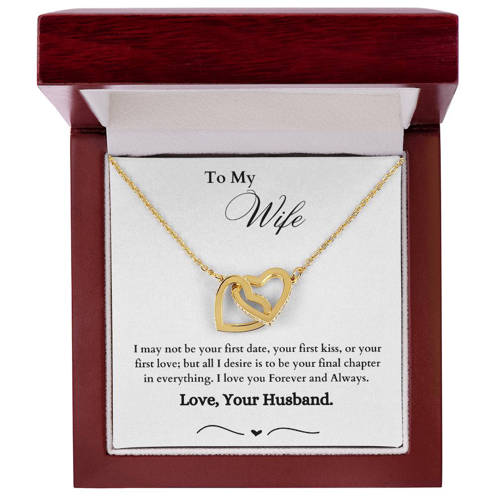 Interlocking Hearts Necklace - Wife