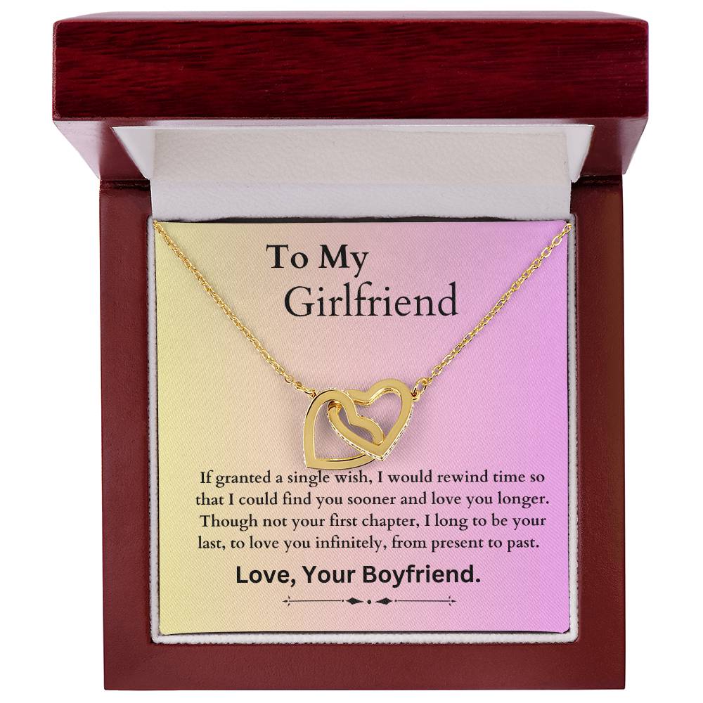 Interlocking Hearts Necklace - Girlfriend