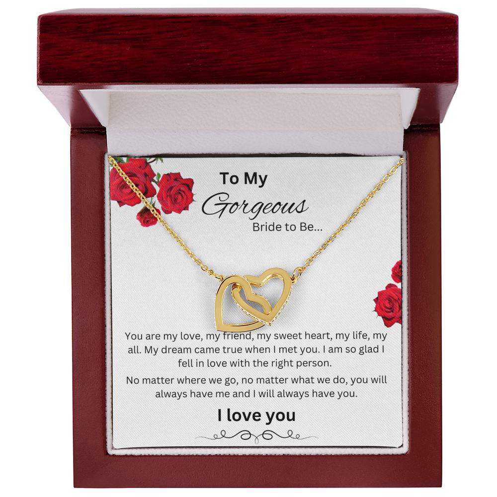 Interlocking Hearts Necklace - Fiance