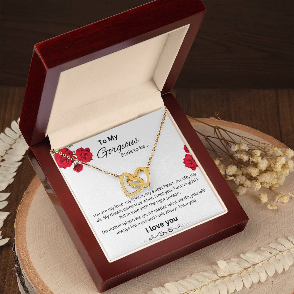 Interlocking Hearts Necklace - Fiance