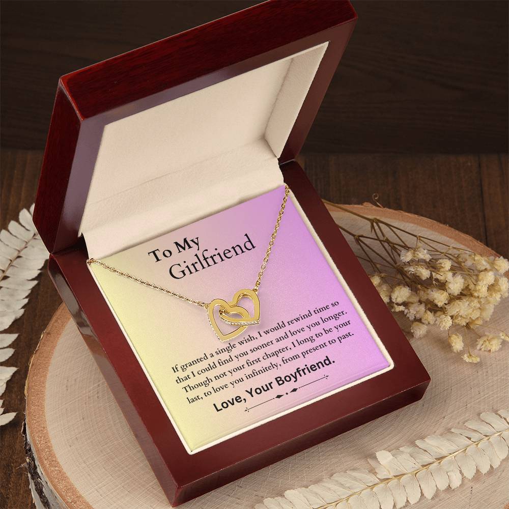Interlocking Hearts Necklace - Girlfriend