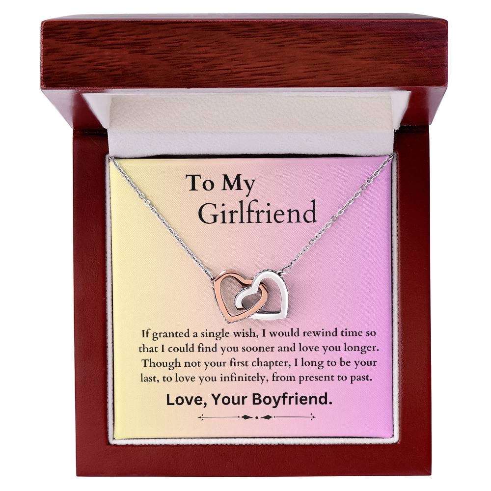 Interlocking Hearts Necklace - Girlfriend
