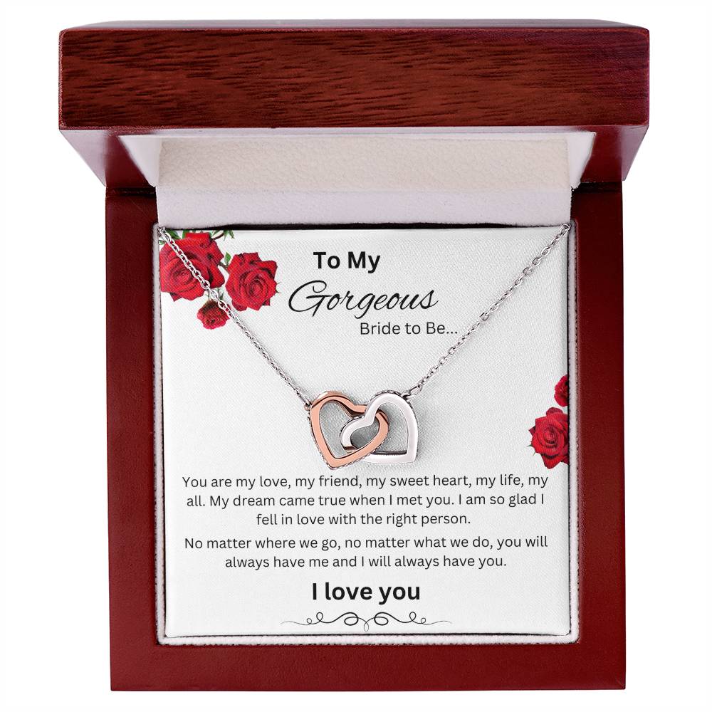 Interlocking Hearts Necklace - Fiance