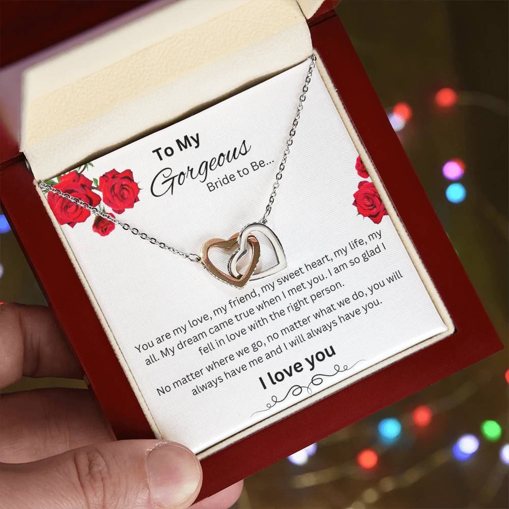 Interlocking Hearts Necklace - Fiance