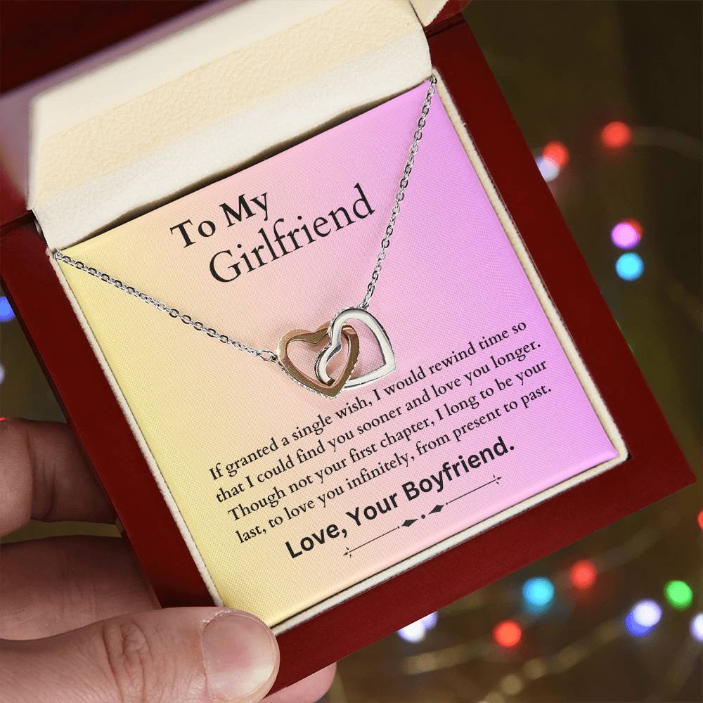 Interlocking Hearts Necklace - Girlfriend