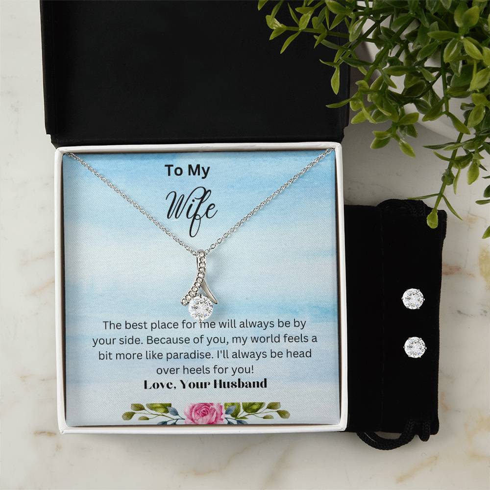 Alluring Beauty + Clear CZ Earrings