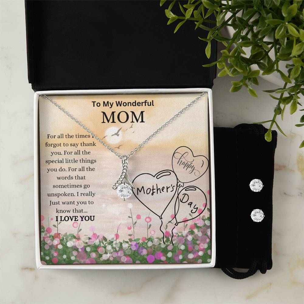 For All The Special Moments Alluring Beauty Necklace + Earings