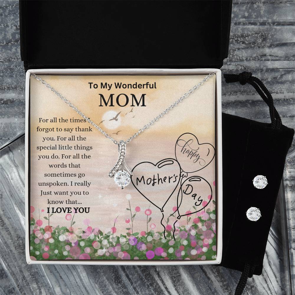 For All The Special Moments Alluring Beauty Necklace + Earings