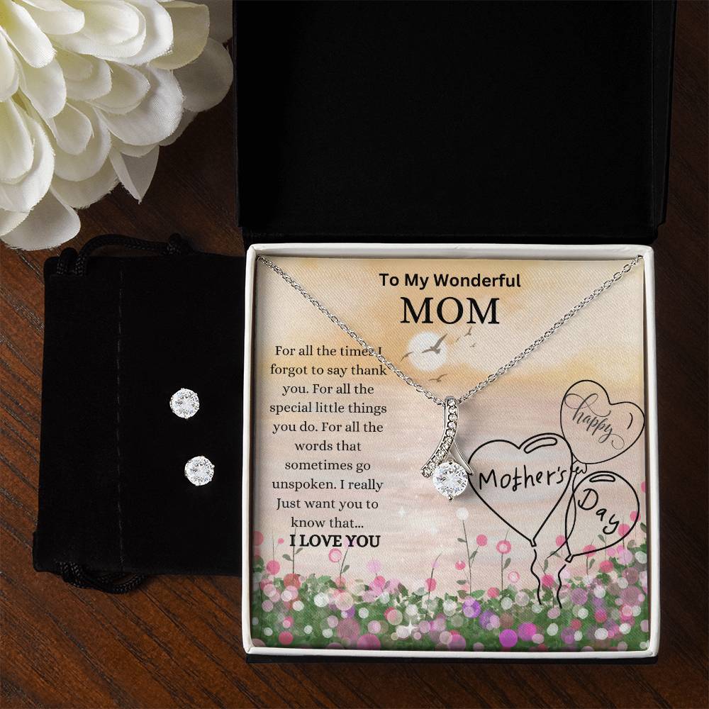 For All The Special Moments Alluring Beauty Necklace + Earings