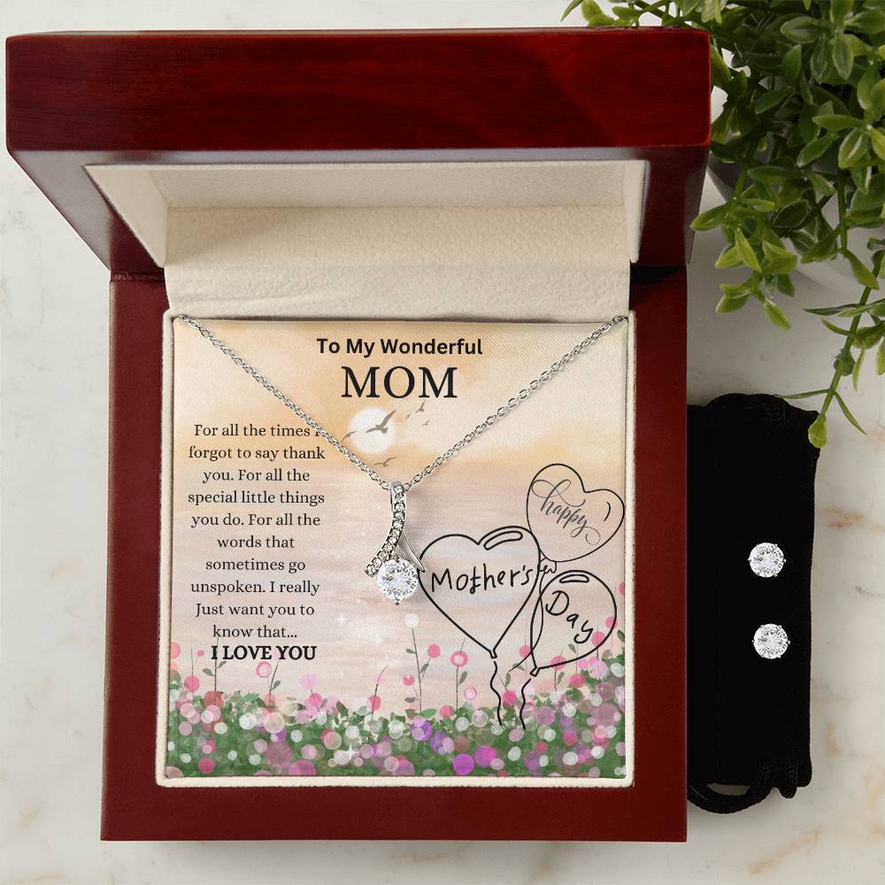 For All The Special Moments Alluring Beauty Necklace + Earings