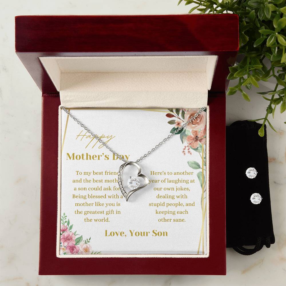 Keeping Each Other Sane Mother's Day Necklace + Earings