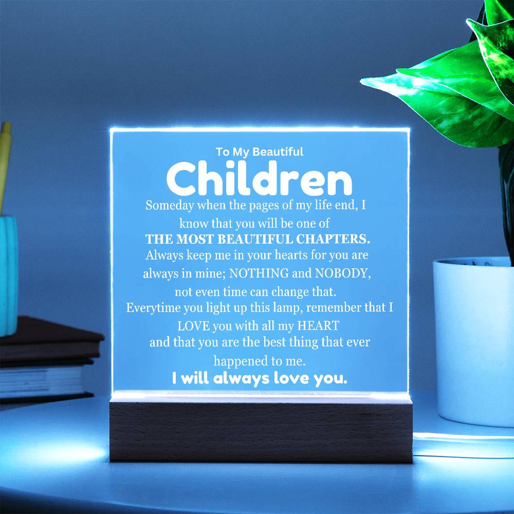 My Children My Most Beautiful ChapterTable Lamp