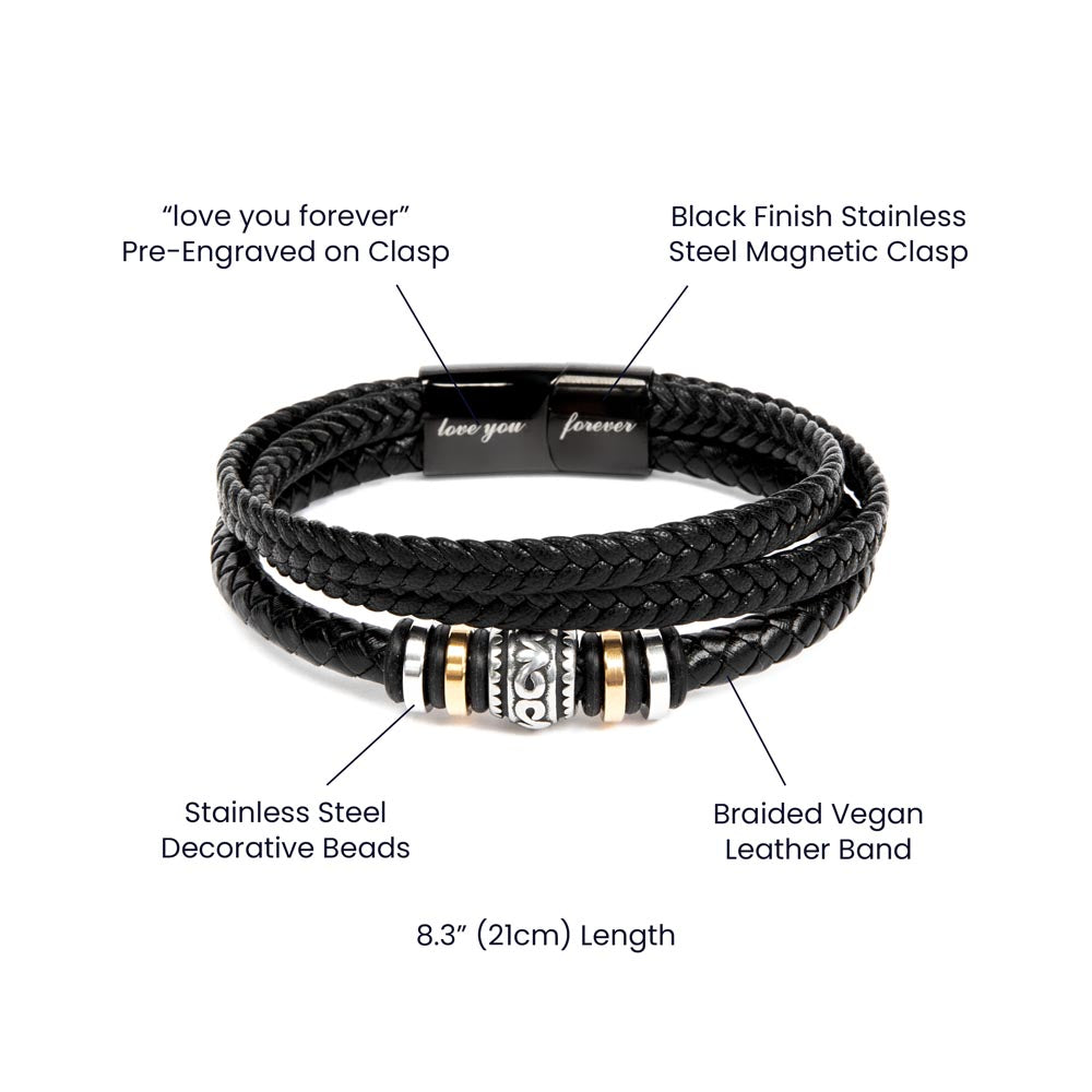 You Are My Most Beautiful Chapter Son - Love You Forever Bracelet