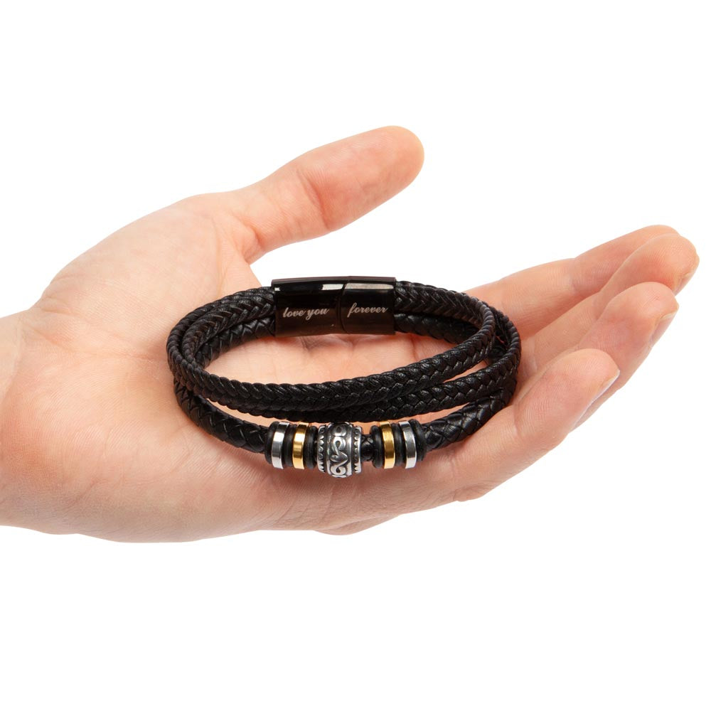 To My Brave Nephew Love You Forever Bracelet