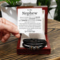 To My Nephew Love You Forever Bracelet
