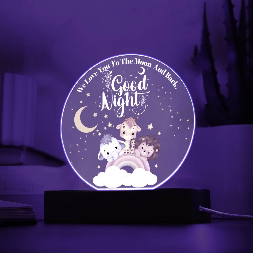 Children's Night Light We Love You