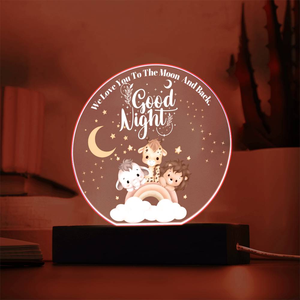 Children's Night Light We Love You