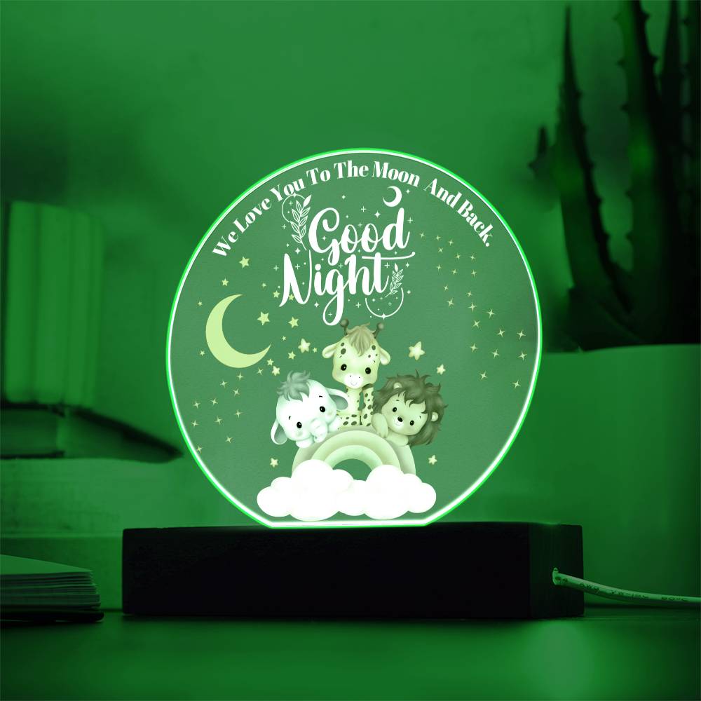 Children's Night Light We Love You