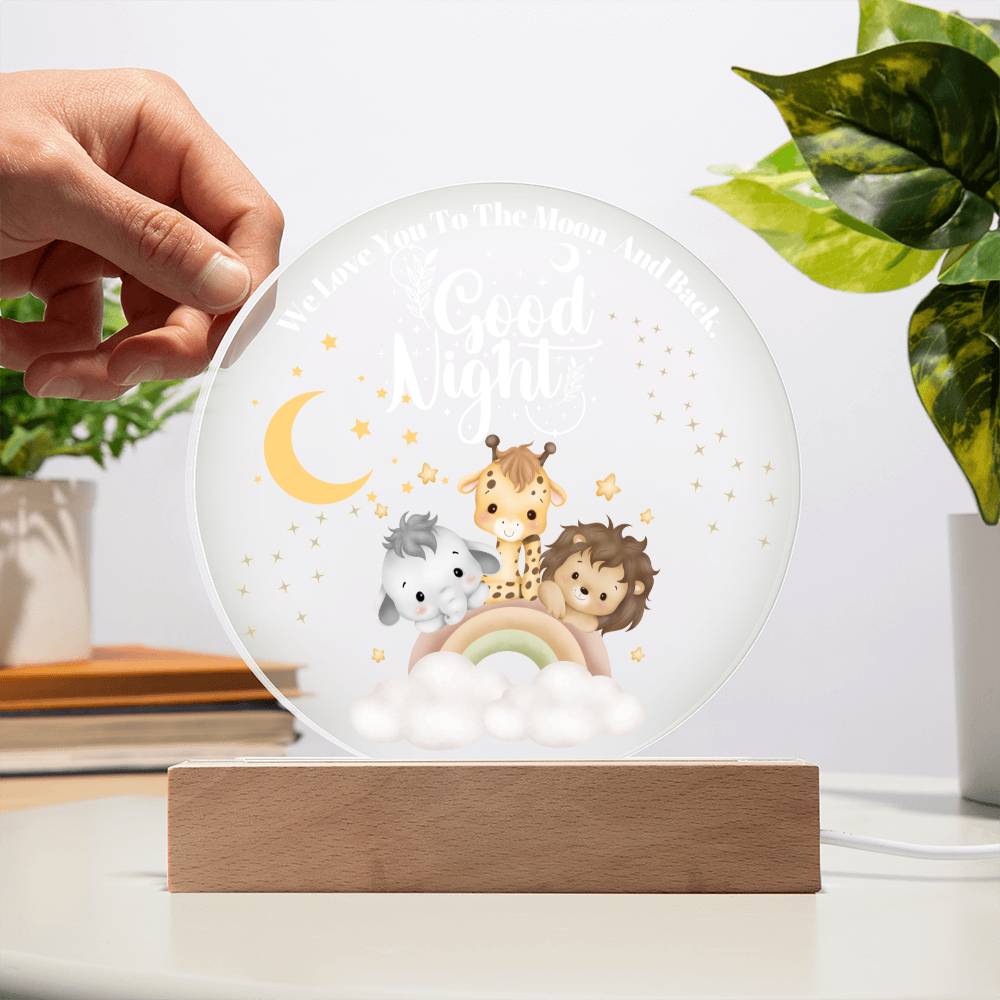 Children's Night Light We Love You