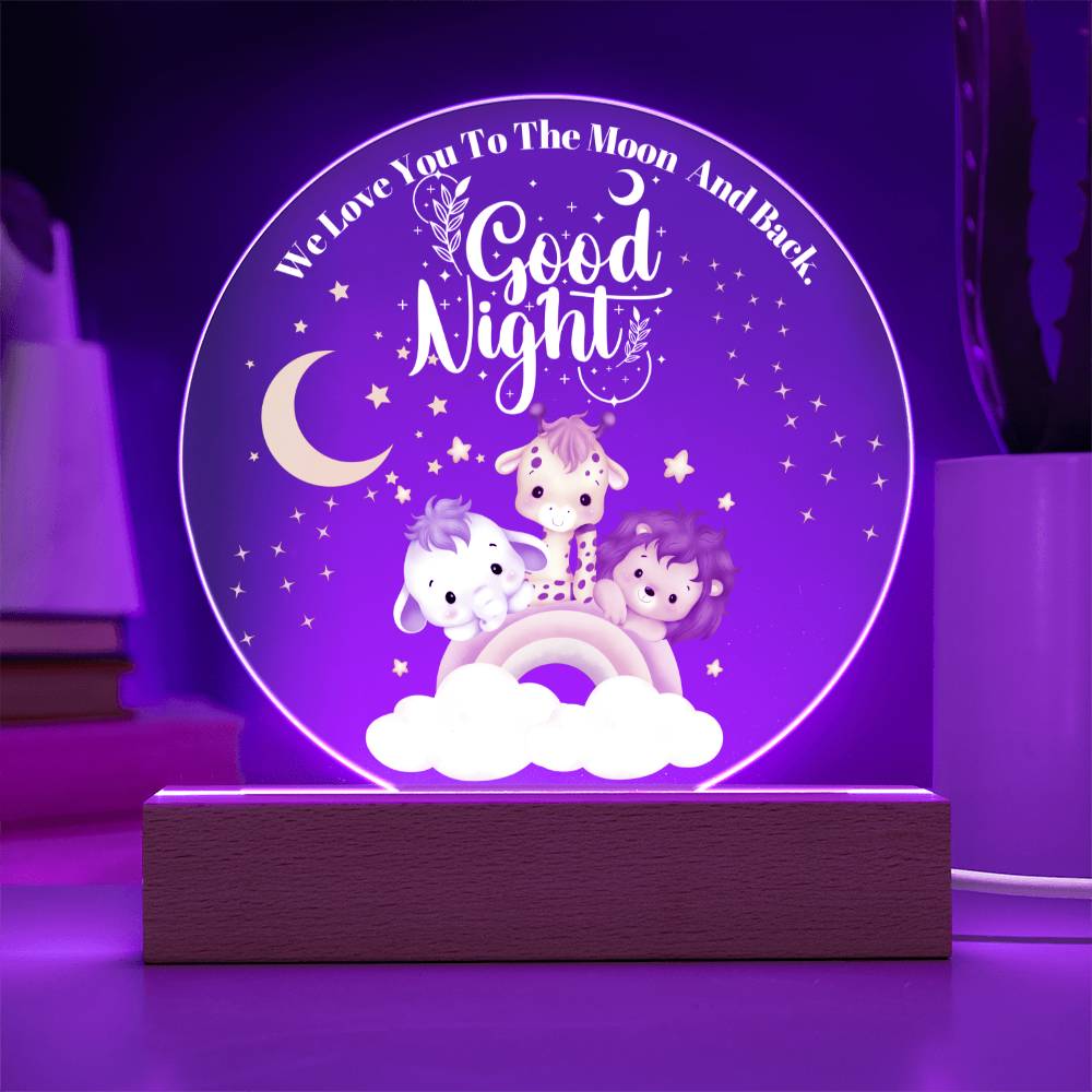 Children's Night Light We Love You