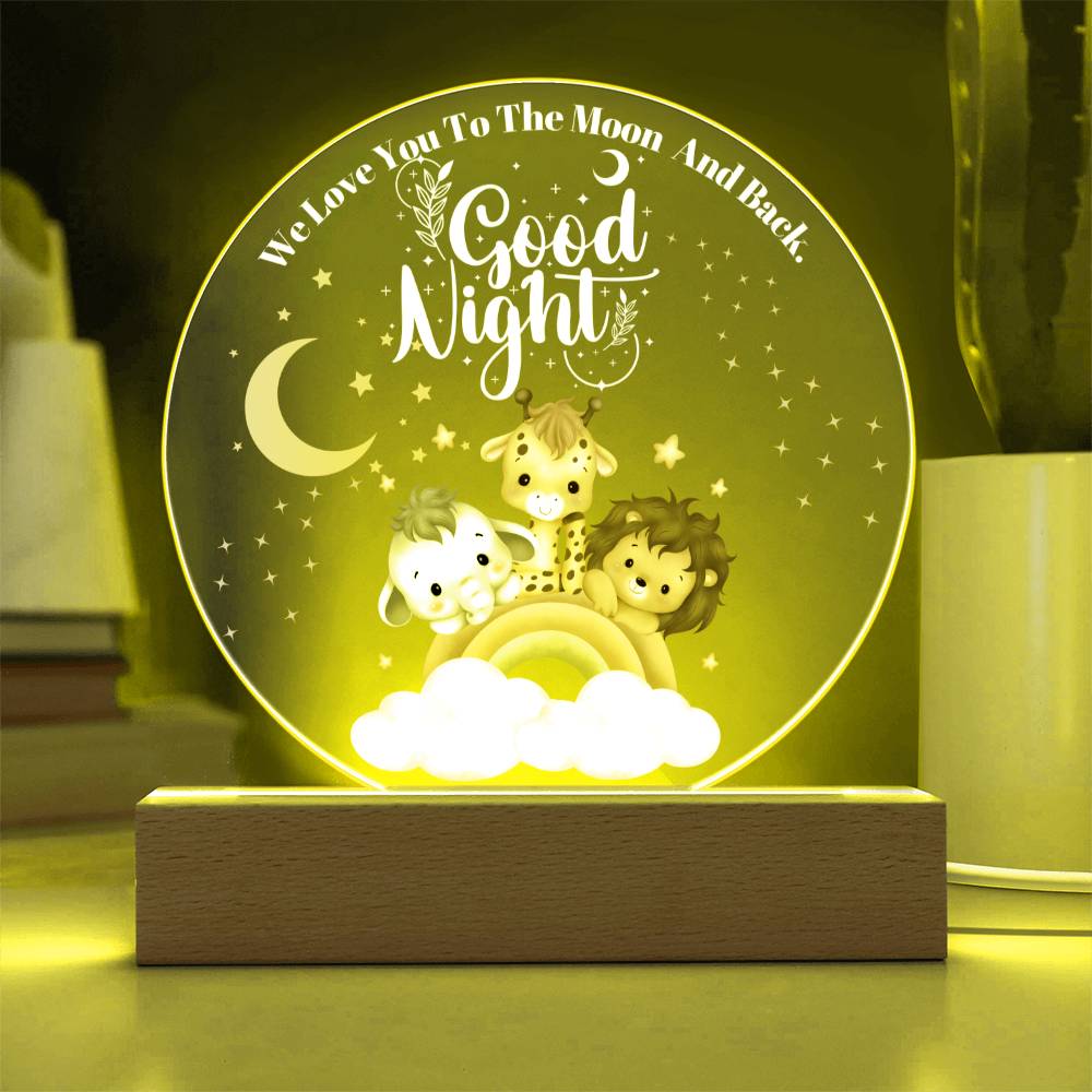 Children's Night Light We Love You