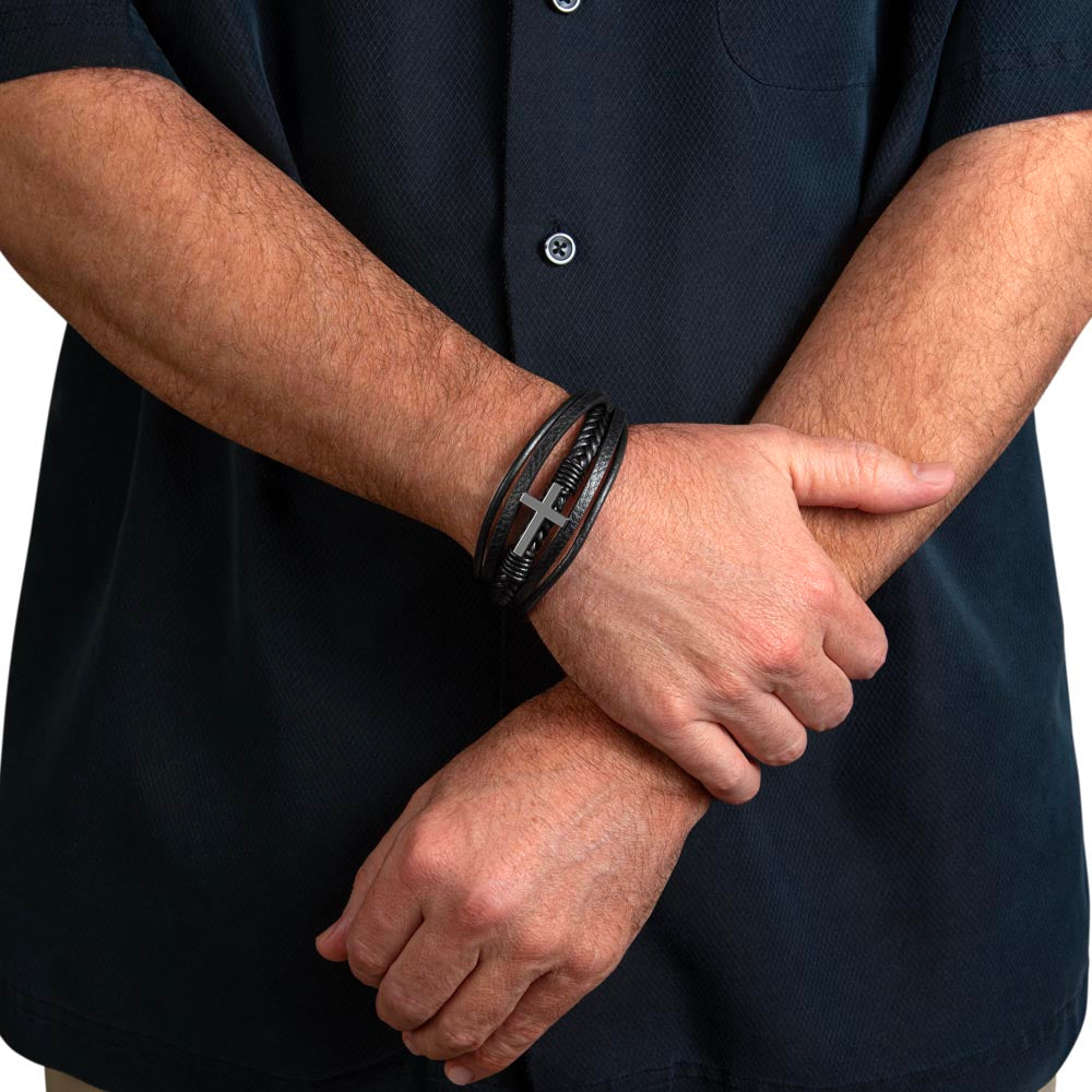 Trust In The Lord Cross Bracelet