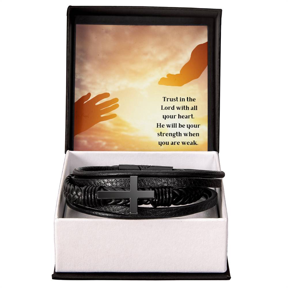 Trust In The Lord Cross Bracelet