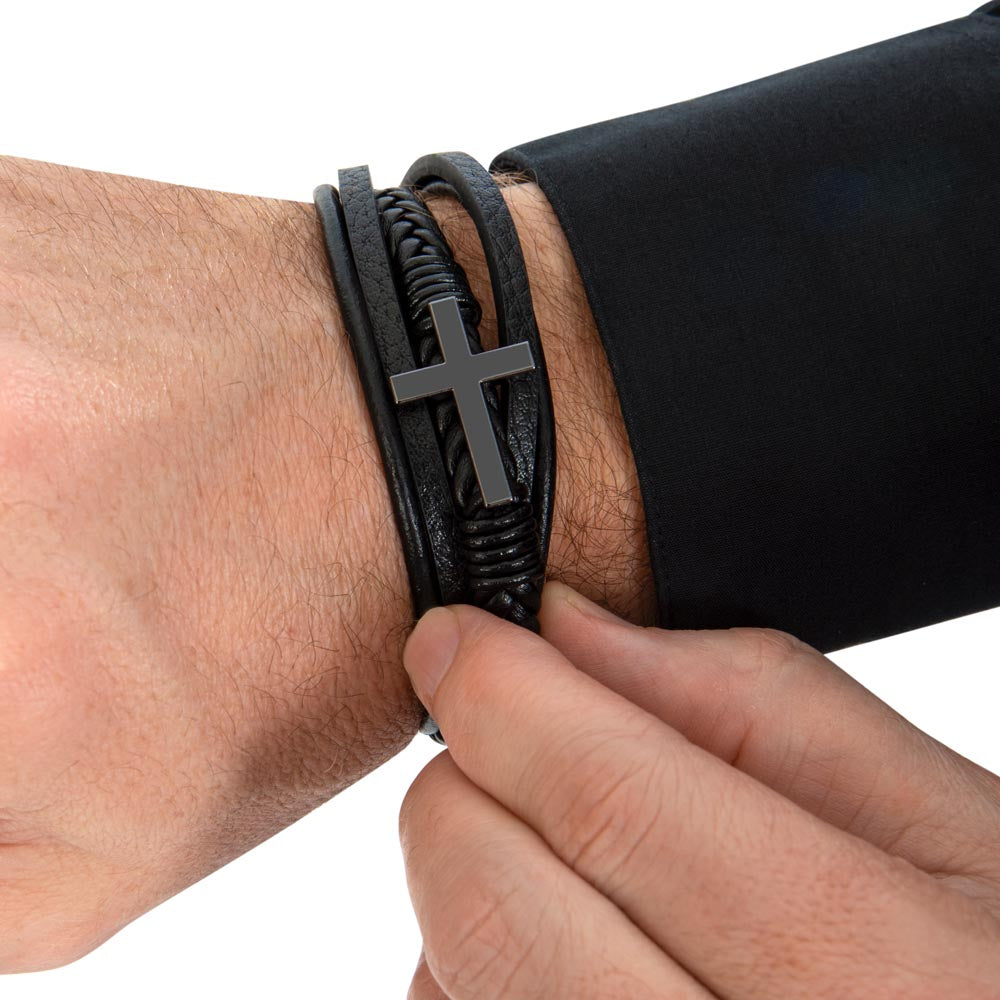 Trust In The Lord Cross Bracelet