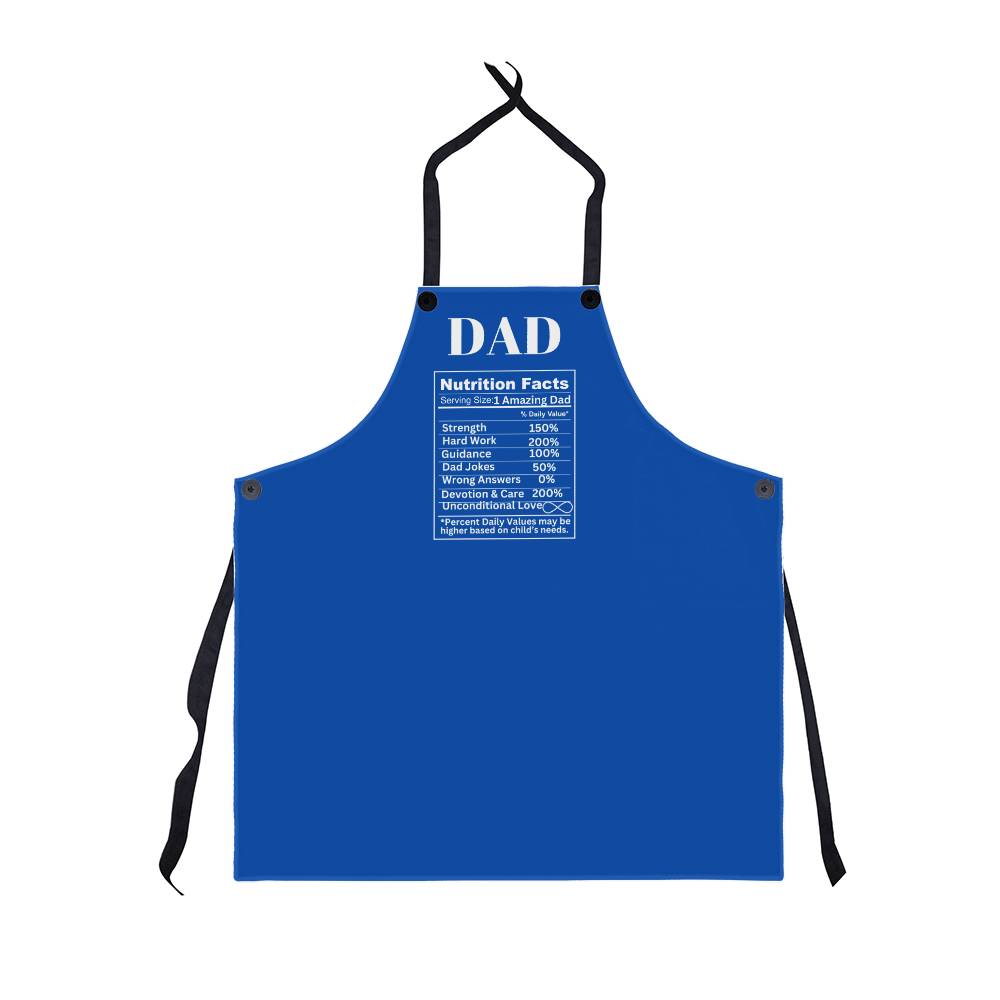 Dad Apron With Nutrition Facts
