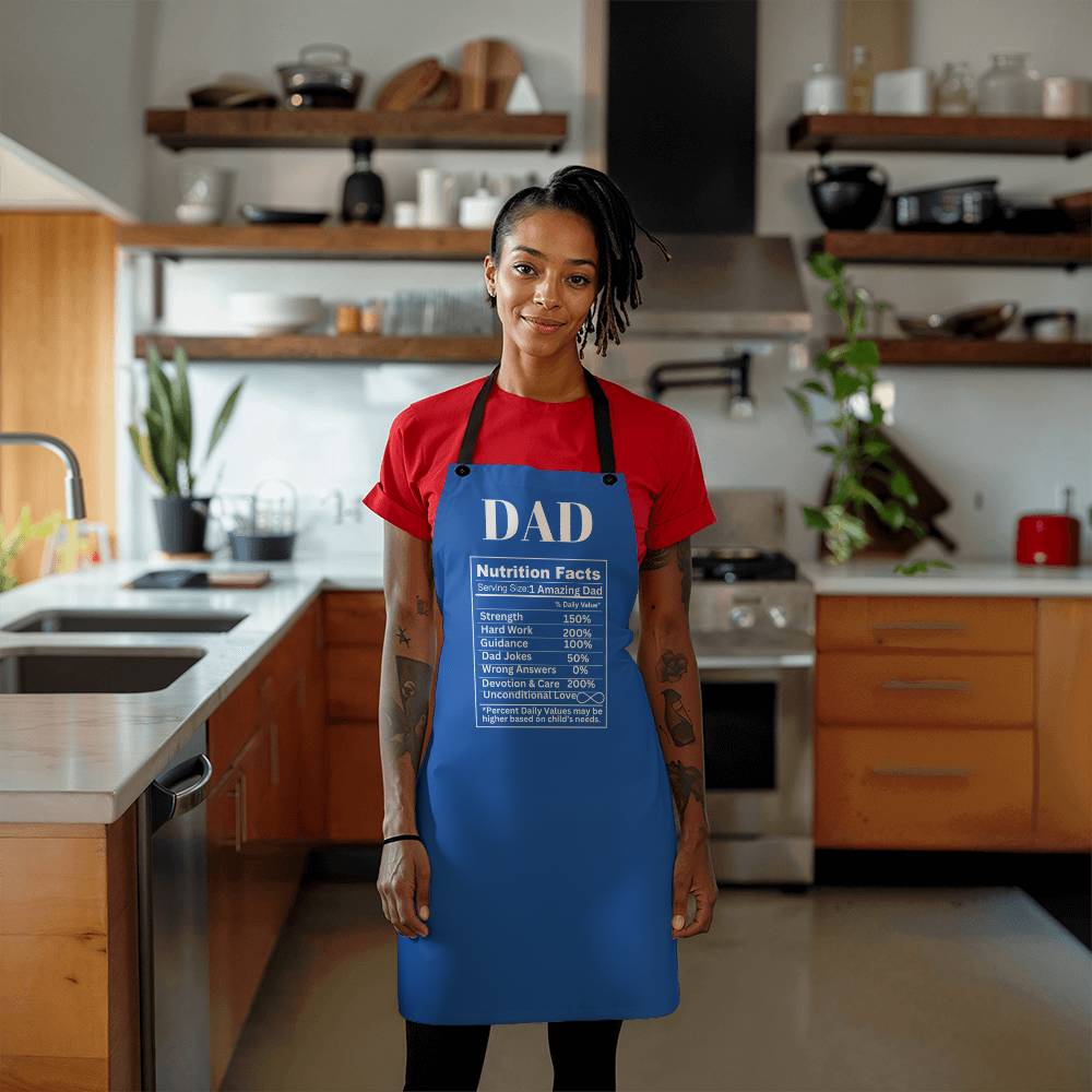 Dad Apron With Nutrition Facts