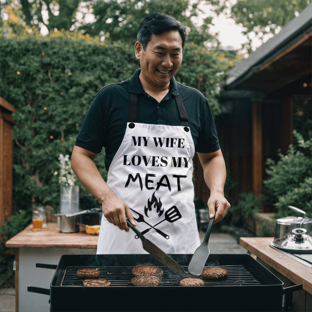 My Wife Loves My Meat Apron