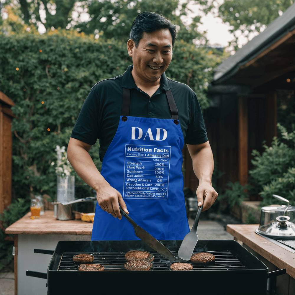 Dad Apron With Nutrition Facts