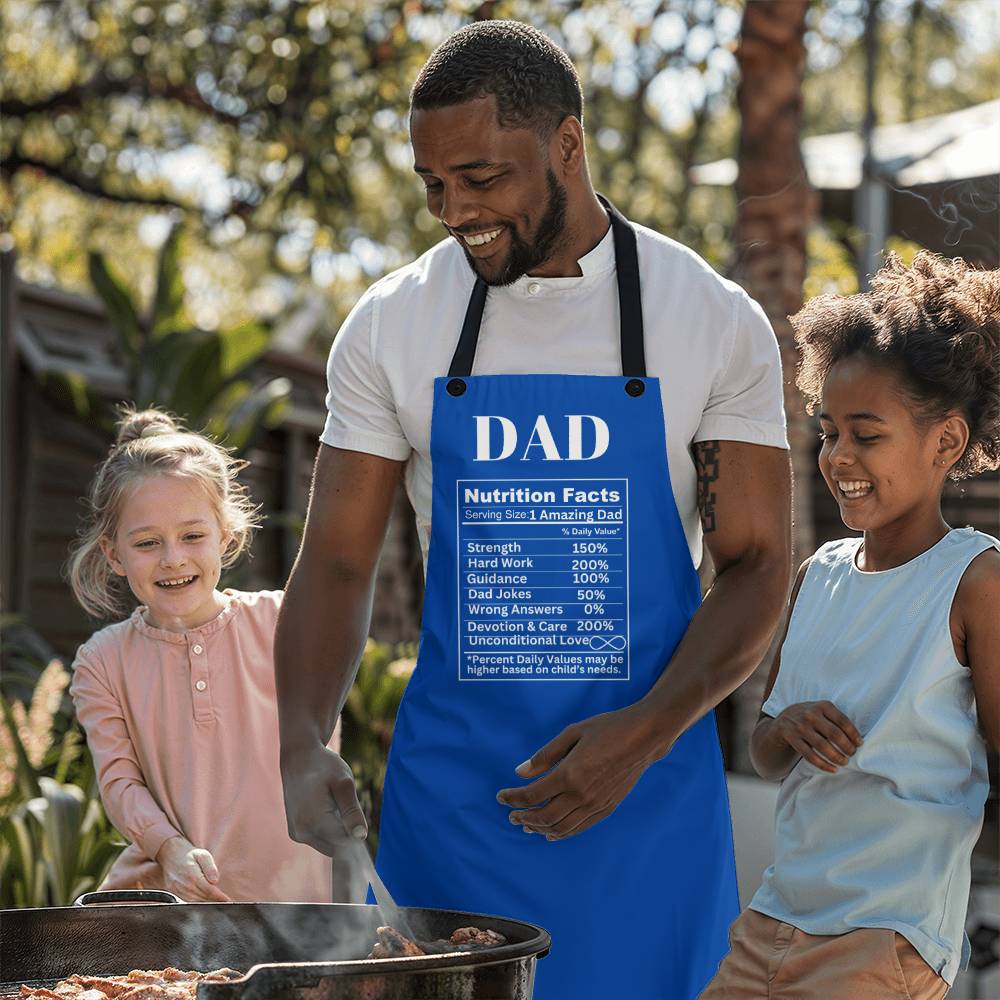 Dad Apron With Nutrition Facts