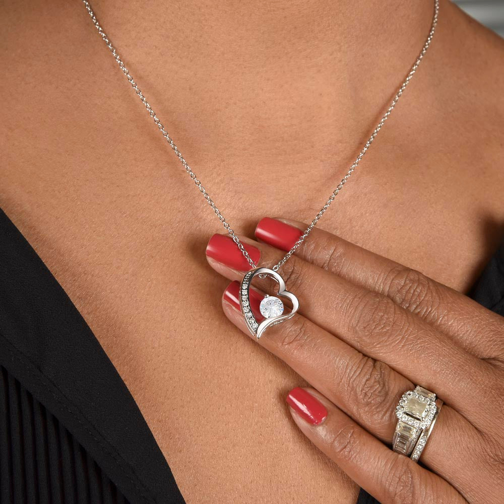 Life Gave Me The Gift Of You Mom Forever Love Necklace