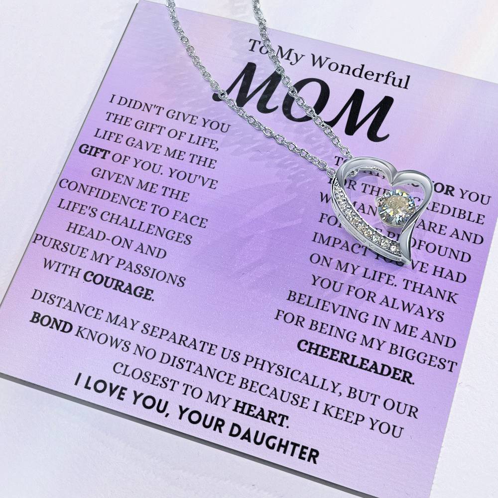 I Honor You Today Mom Forever Love Necklace