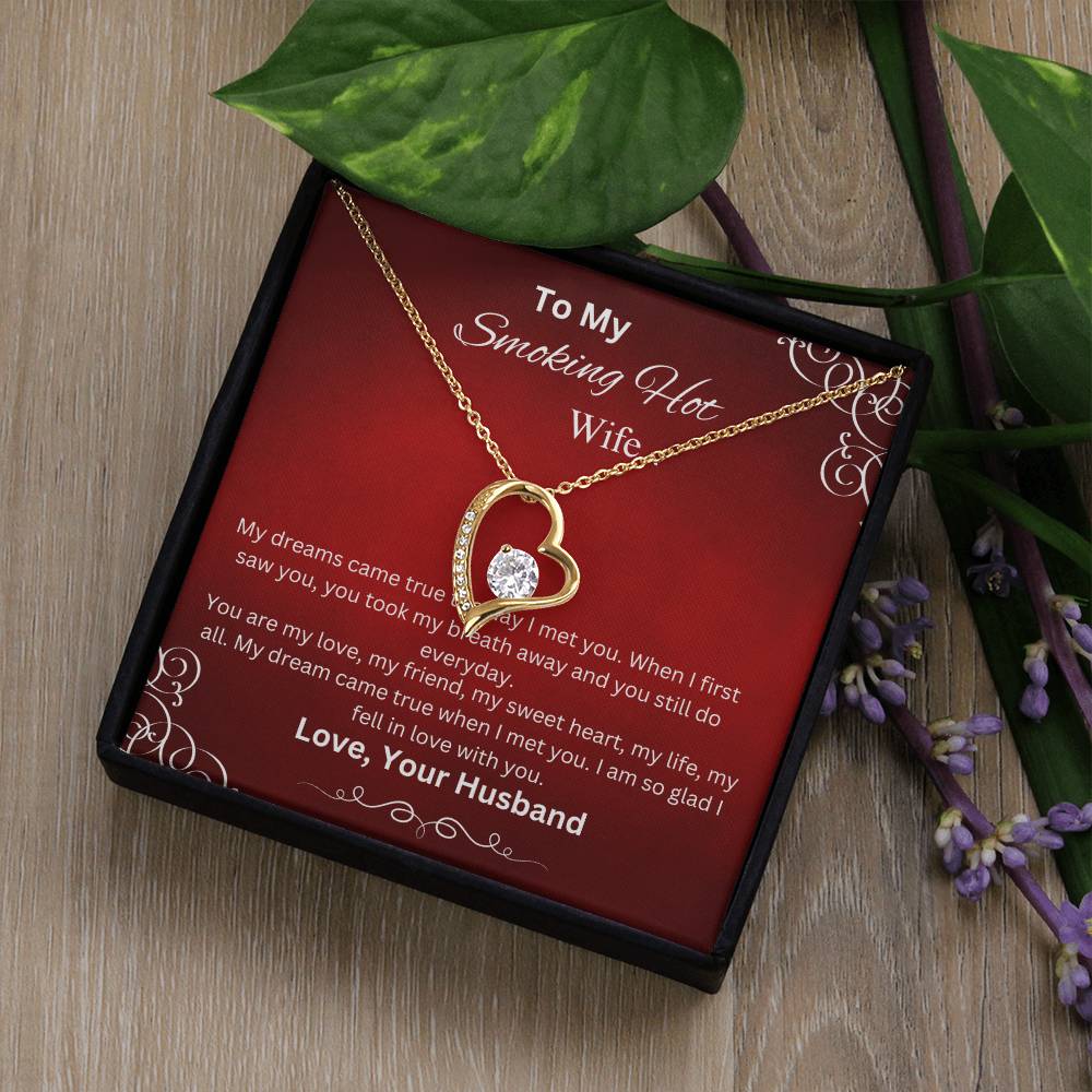 Love Necklace with On Demand Message Card
