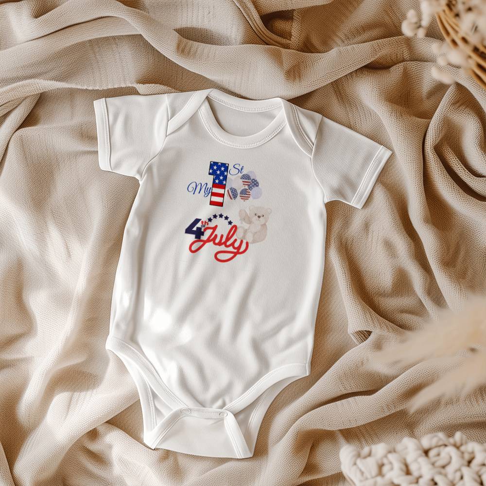 My First Fourth Of July Baby Gerber ONESIES