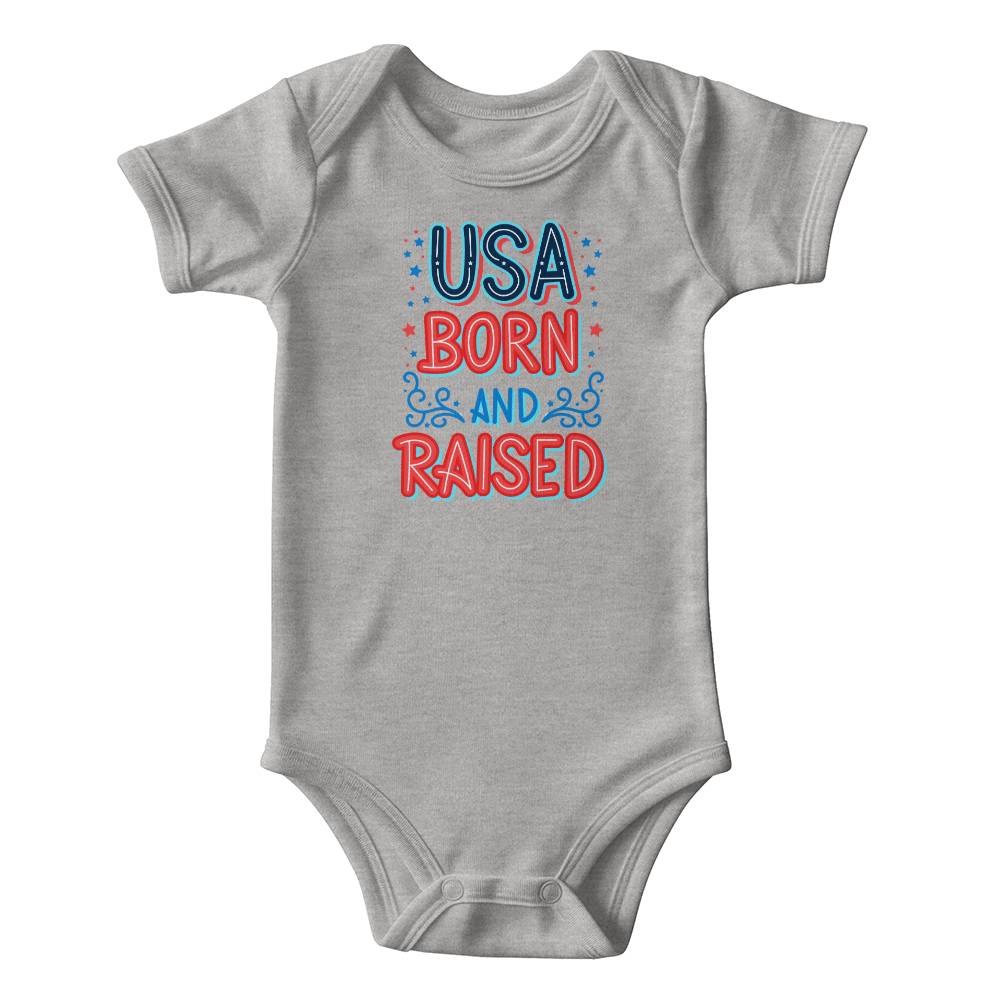 USA Born And Raised Gerber ONESIES