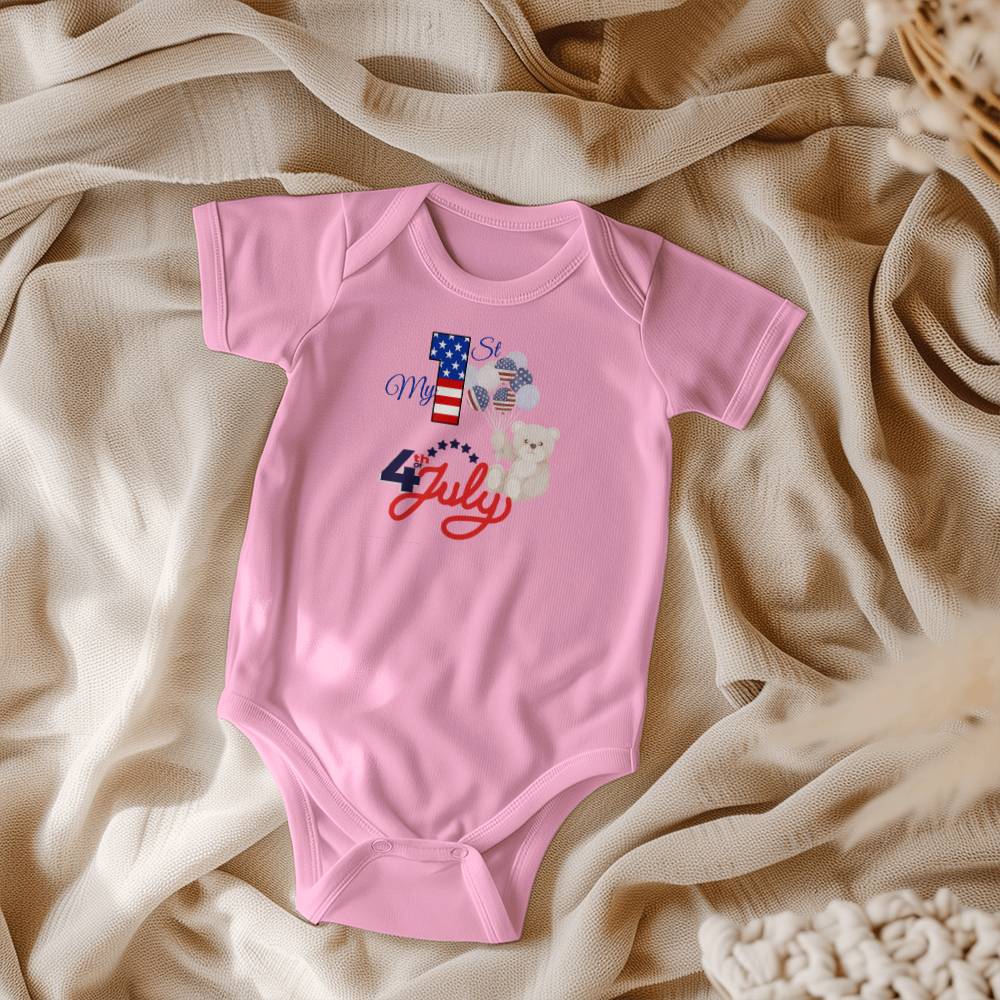 My First Fourth Of July Baby Gerber ONESIES