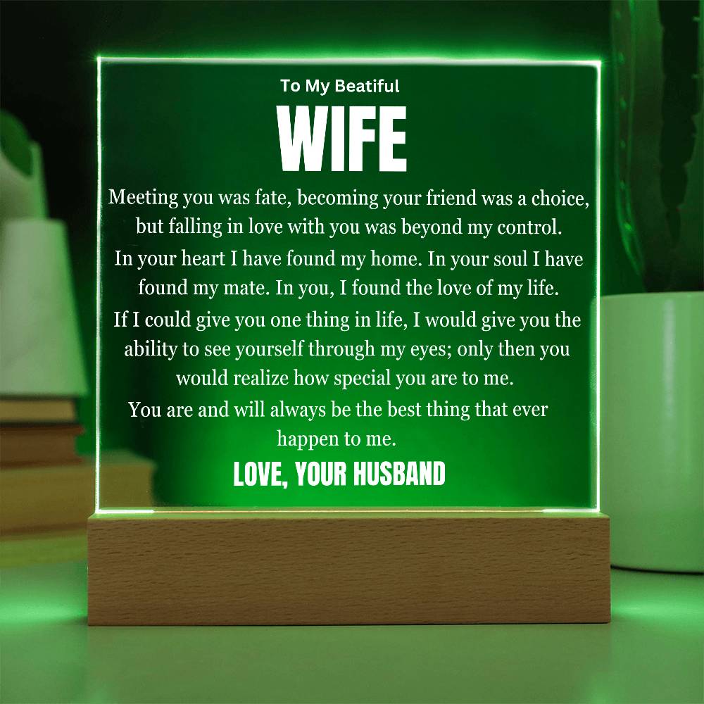 In You I Found My Love Table Lamp