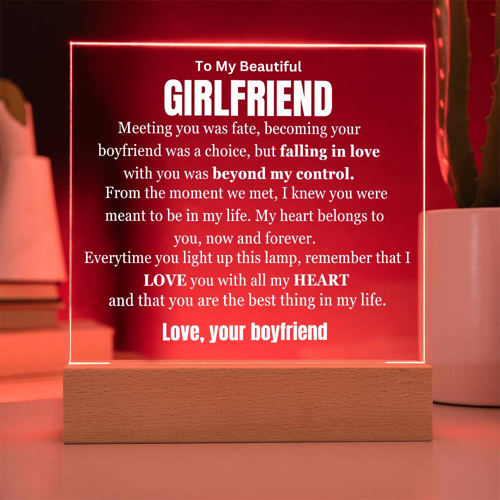 You Are The Best Thing In My Life Table Lamp