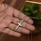 Faith Necklace - He's Risen Stainless Cross