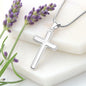 To My Beautiful Wife Stainless Cross Necklace