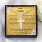 Stainless Cross Necklace - Wife