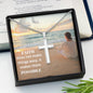 Faith Makes Things Possible Cross Necklace