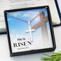 Faith Necklace - He's Risen Stainless Cross