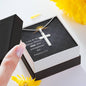 I Can Do All Things Through Him Stainless Cross Necklace