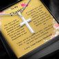 Stainless Cross Necklace - Fiance
