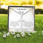 To My Beautiful Wife Stainless Cross Necklace
