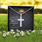 I Can Do All Things Through Him Stainless Cross Necklace